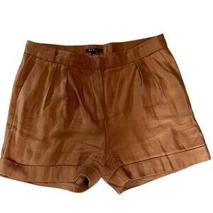 MNG Mango Women's Linen/Viscose Shorts.  Copper.  Size XXL